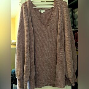 Dusty rose sweater